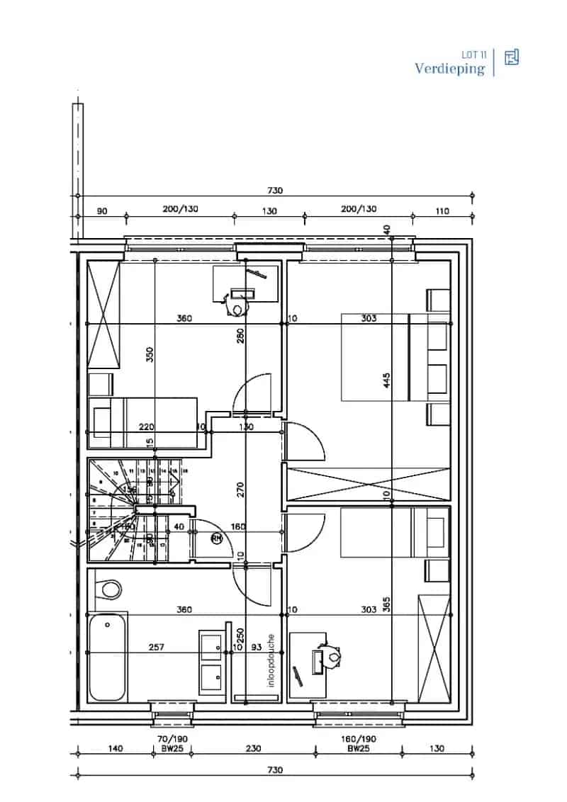 Denderleeuw, Anjelierenlaan - Steenweg - Fase 2 (Anjelierenlaan) - woningen: Lot 11