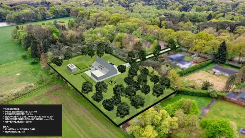 Bouwgrond in een rustige en groene omgeving