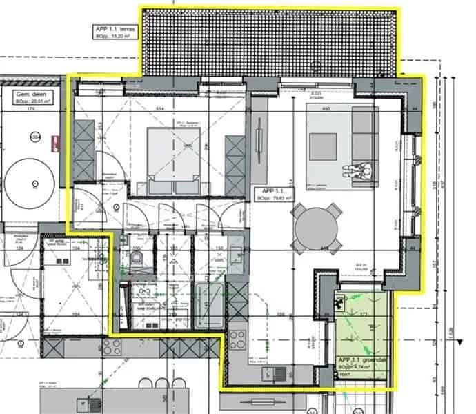 Nieuwbouw appartement te koop in Wetteren