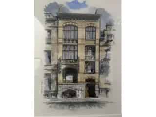 Huis te koop Brussel 430m² Kantoor Art Nouveau