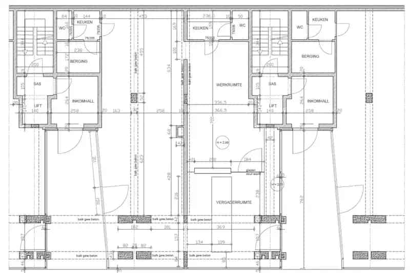 2 mooie kantoorruimtes ( 64m² en 78m²)