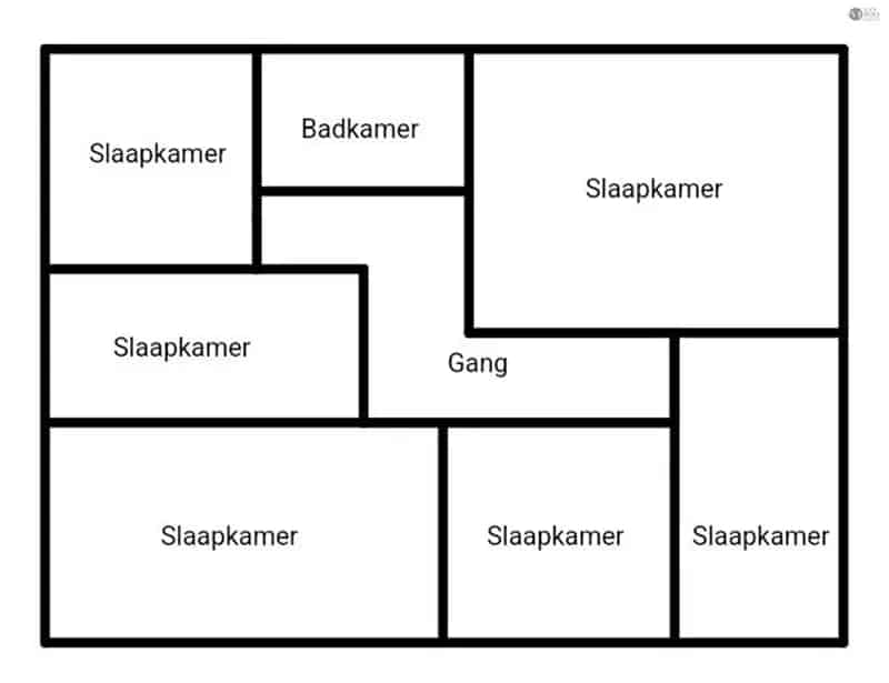 Projectgrond of te renoveren herenwoning (306m² bewoonbare oppervlakte) op perceel van 310m²