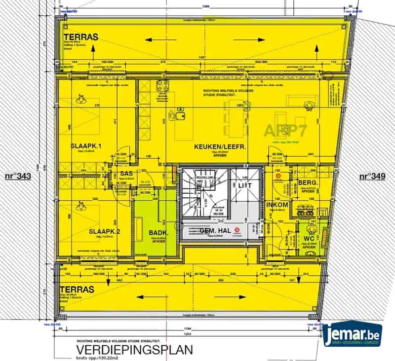 Penthouse op 4de verdiep