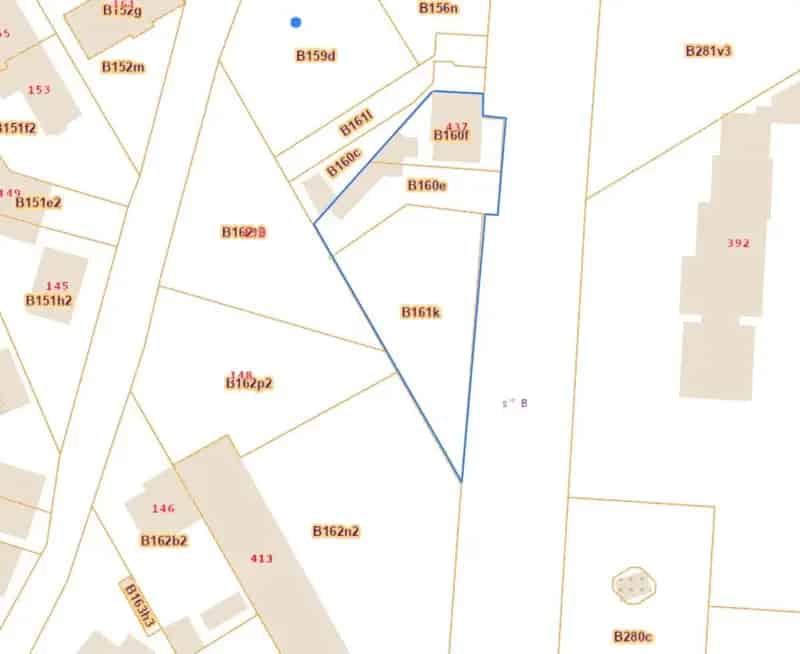 Bouwgrond te koop te Kuurne met een perceeloppervlakte van 1031m2