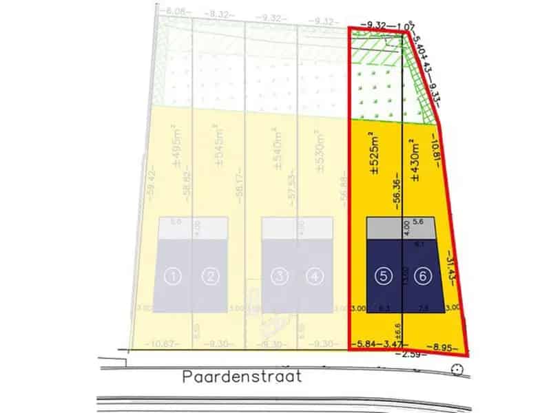 Halfopen moderne woning