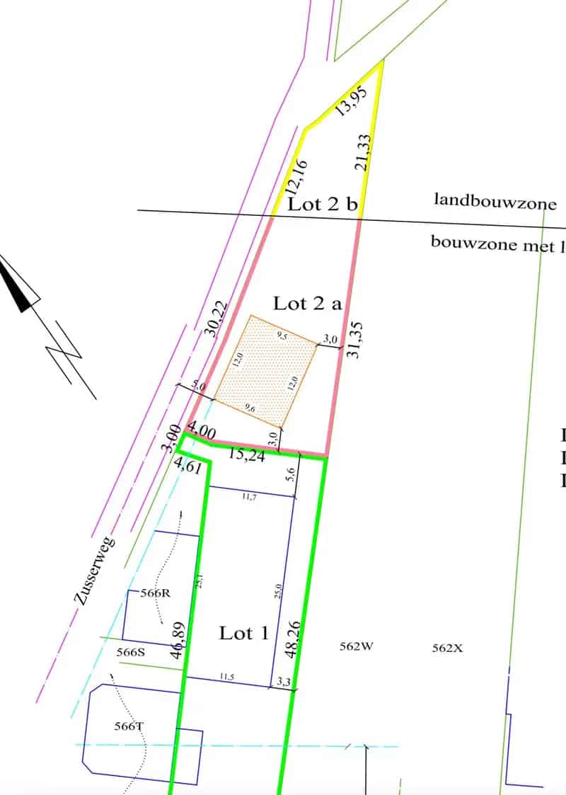 Vrijstaande bouwgrond met landelijk verzicht