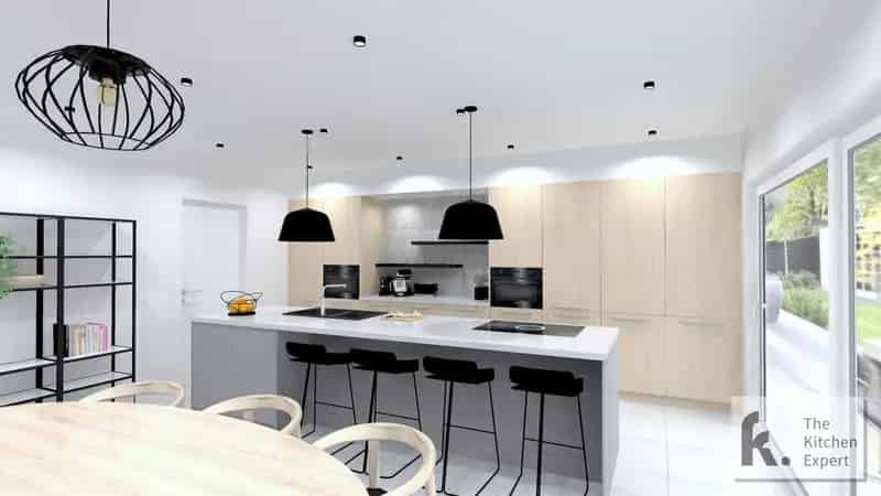 Nieuwbouwwoning op plan op een terrein van 749m²