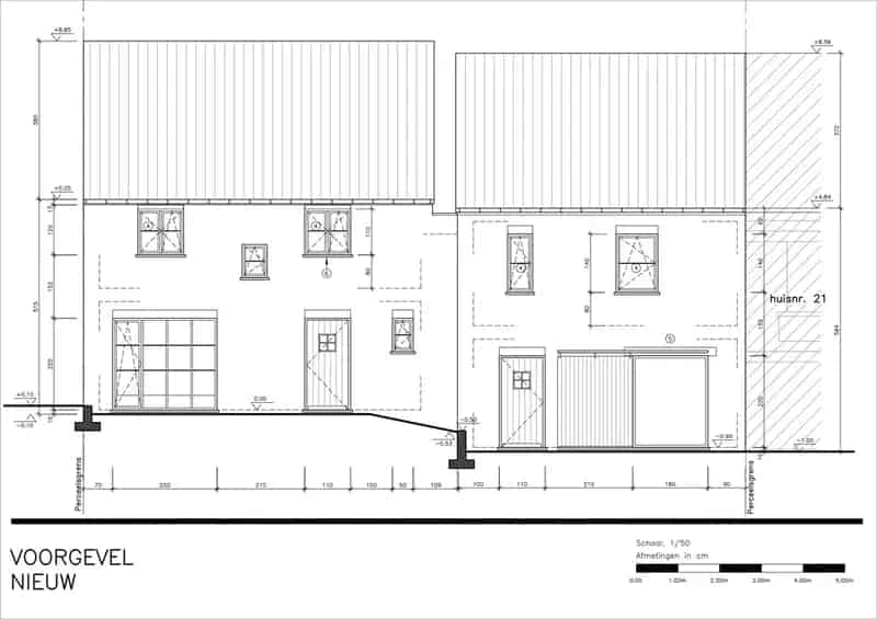Nieuwbouwwoning op plan op een terrein van 749m²