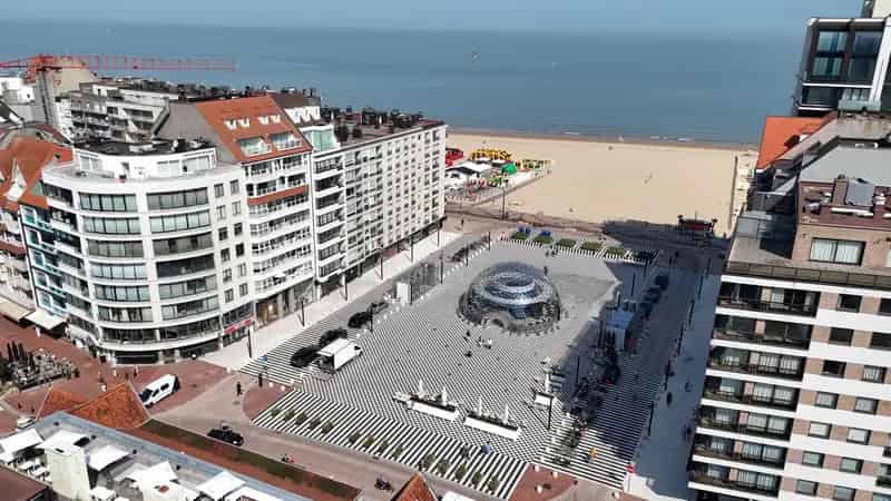 Garage "MATUVU" onder het nieuwe Albertplein te Knokke-Zoute