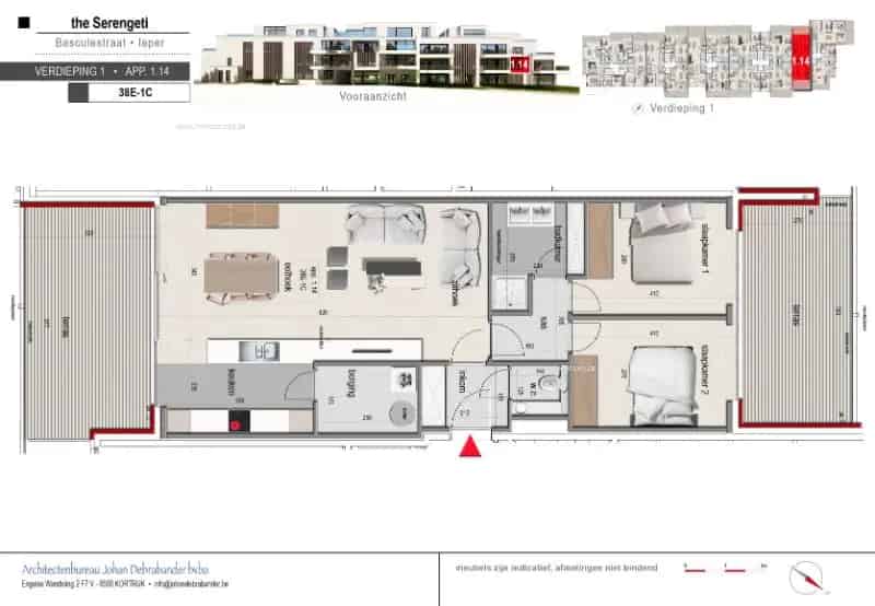 Nieuwbouw appartement te koop in Ieper