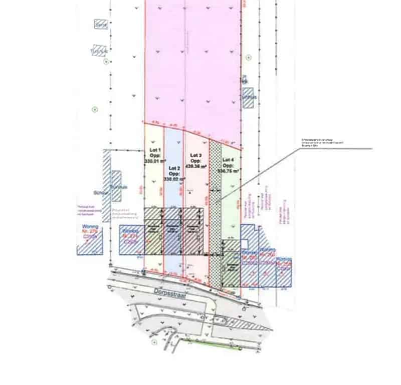 Bouwgrond voor gesloten bebouwing (lot 1) - 330 m²