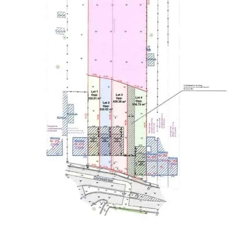 Bouwgrond voor halfopen bebouwing (lot 3) - 439 m²