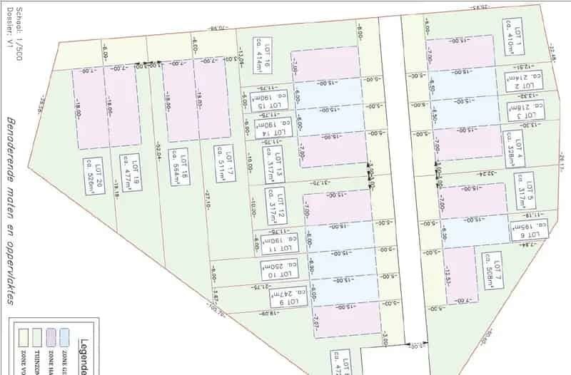 Terrein voor 20 woningen, retail winkel(s) of KMO unit(s)