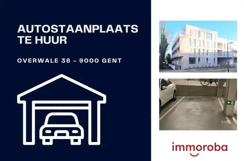 Ondergrondse staanplaats te huur nabij Sint-Pieters station.