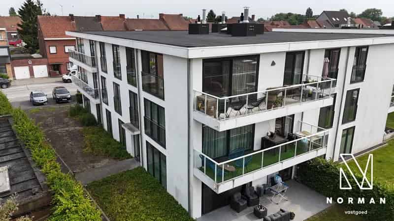 Modern Appartement te Huur Kortrijk 2 Slaapkamers Ruim Terras