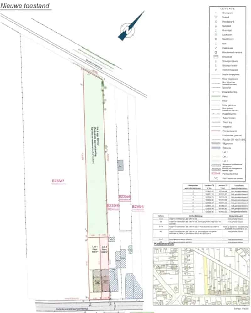 Bouwgrond voor halfopen bebouwing (lot 1) - 486 m²