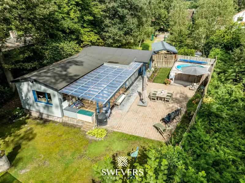 Idyllische vakantiewoning op groen perceel van 19a99ca in het gegeerde Bolderberg