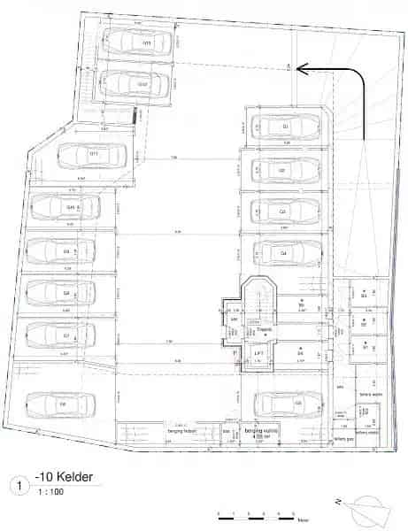 Nieuwbouw garage te koop in Residentie La Gare Koekelare