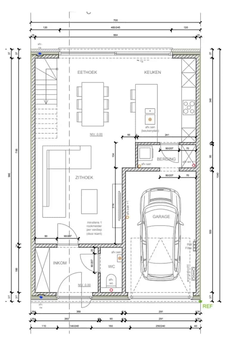 Lot 37 - Gesloten bebouwing met 3 slaapkamers en garage