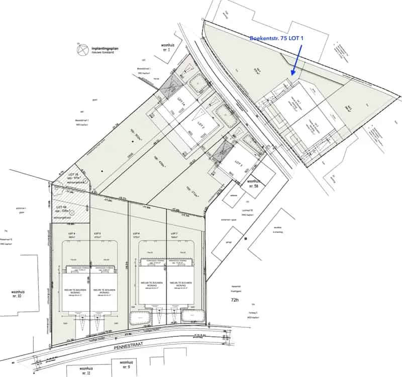 Halfopen nieuwbouw met grote tuin en carport