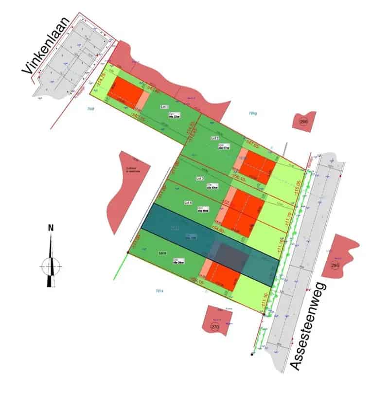 CENTRAAL GELEGEN BOUWGROND VAN +/-6a13ca VOOR HOB