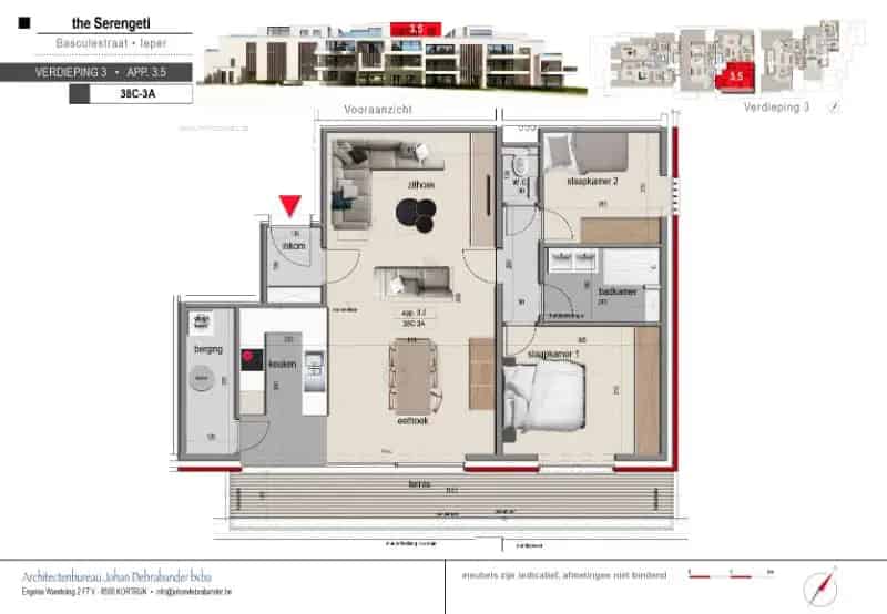 Nieuwbouw appartement te koop in Ieper