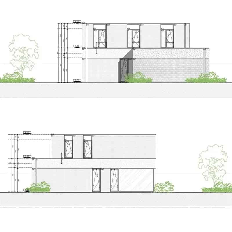 Bouwgrond met vergunning 4 slaapkamers
