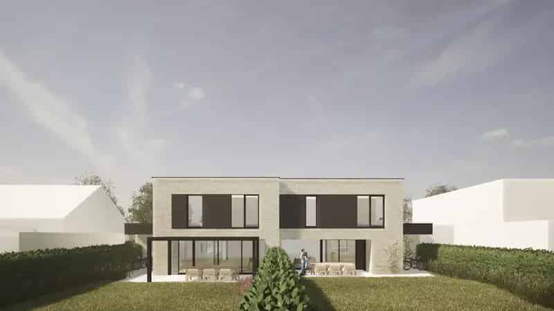 EXCLUSIEVE NIEUWBOUWONING VOORZIEN VAN EEN HOOGWAARDIGE AFWERKING EN MET 4 SLAAPKAMERS, TUIN EN CARPORT TE KERMT