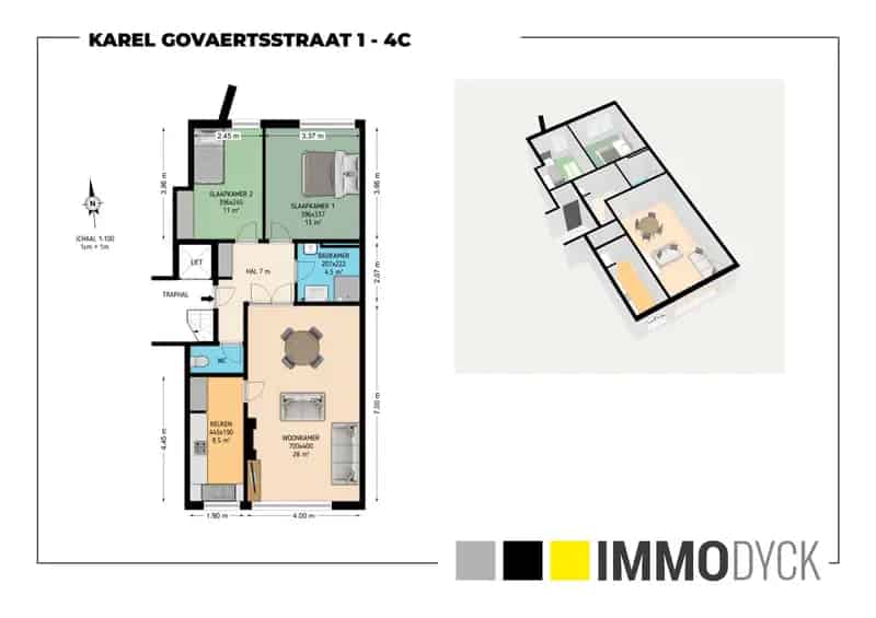 Appartement te huur